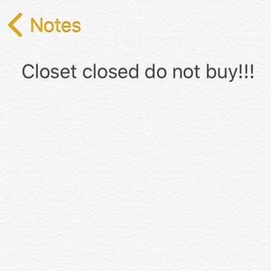 Closet closed!!!